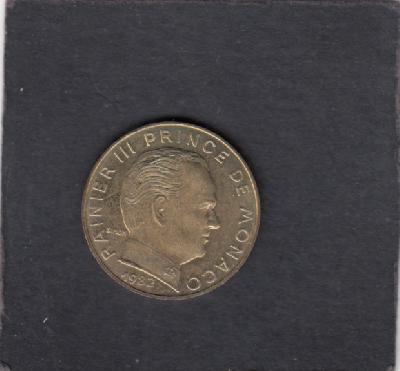 Beschrijving: 20 Centimes  RAINIER III 